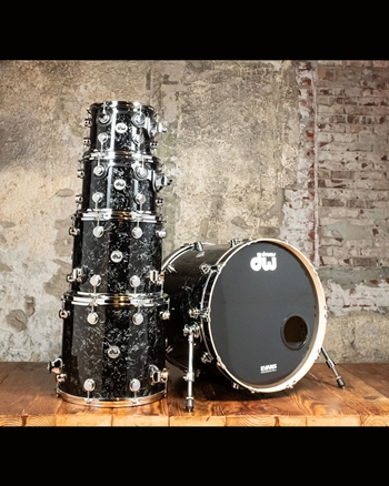 Drum Workshop Collector's Series 5pc Drum Set - Black Velvet *USED*