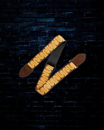 Levys Mid-Century Modern Series Guitar Strap - Sunset Groove