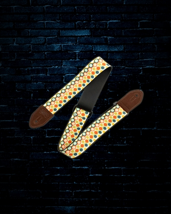 Levys Mid-Century Modern Series Guitar Strap - Bubbles