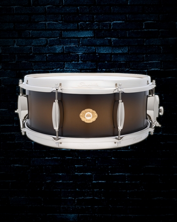 Slingerland 5.5"x14" Radio King Snare Drum - Black & Gold Duco