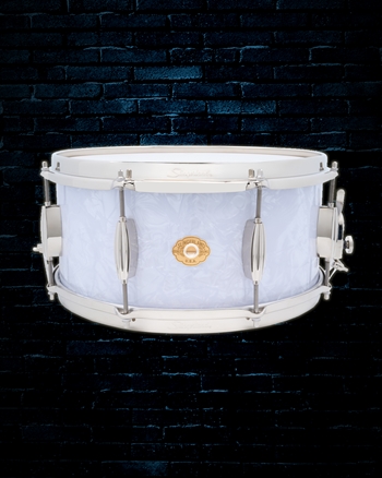 Slingerland 6.5"x14" Radio King Artist Snare Drum - White Marine Pearl