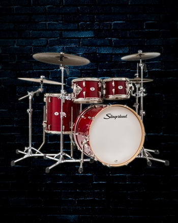 Slingerland Studio King 4-Piece Drum Set - Royal Crimson