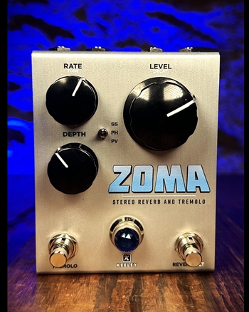 Keeley Zoma Stereo Reverb & Tremolo Pedal *USED*