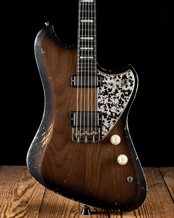 Novo Signature Voltur - Trans Black Silvertone Burst