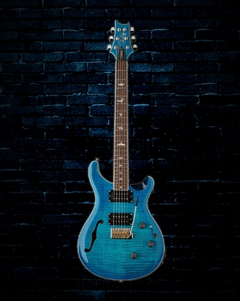 PRS SE Custom 24 Semi-Hollow Piezo - Lake Blue