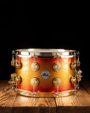 Drum Workshop 8"x14" Collector's Series Snare Drum - Cherry Gold Glitz