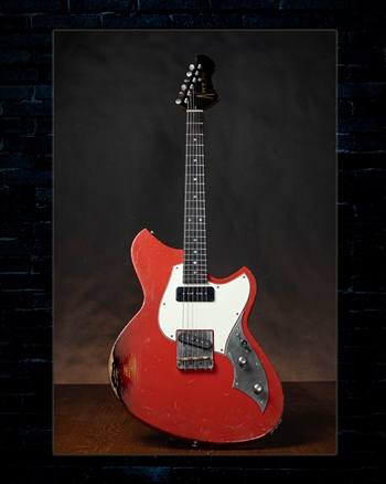 NOVO Limited Edition Serus T - Fiesta Red Over '64 3-Tone Burst