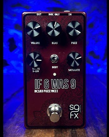SolidGoldFX If 6 Was 9 MKII Silicon Fuzz Face Pedal *USED*