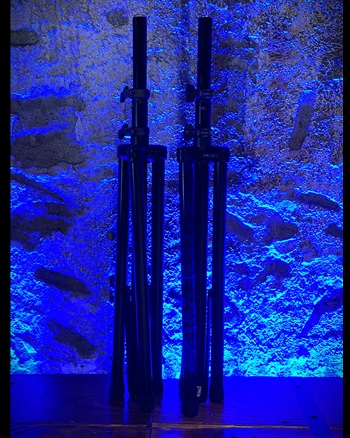 USS TS-80B Original Series Aluminum Tripod Speaker Stands (Pair) *USED*