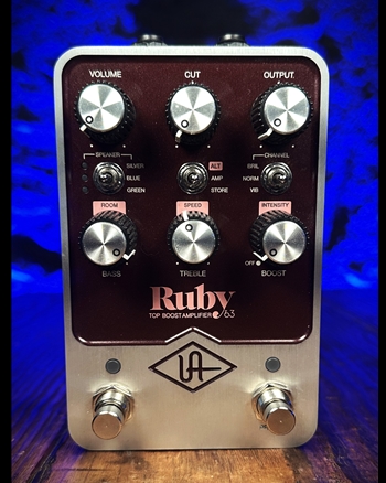 Universal Audio Ruby '63 Top Boost Amplifier Pedal *USED*