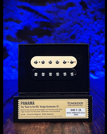Tonerider Panama F-Spaced Bridge Humbucker Pickup - Zebra *USED*