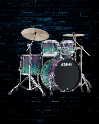 Tama Limited Edition Starclassic Walnut/Birch 5-Piece Drum Set - Nebula Mappa Burl Fade