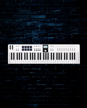 Arturia KeyLab Essential 61 mk3 - 61-Key MIDI Keyboard Controller - White