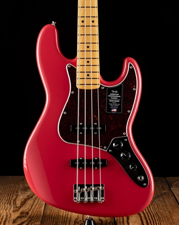 Fender American Professional Classic Jazz Bass - Faded Dakota Red