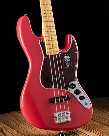 Fender American Professional Classic Jazz Bass - Faded Dakota Red