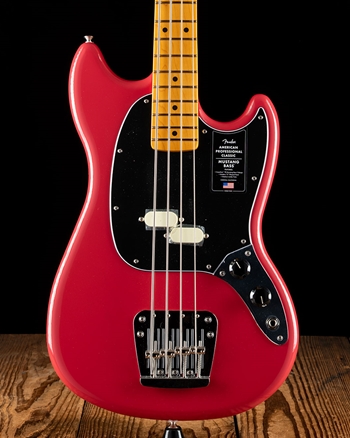 Fender American Professional Classic Mustang Bass - Faded Dakota Red