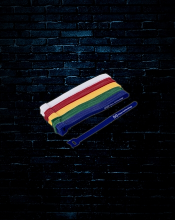 Hosa Multi-Color Hook & Loop Cable Ties