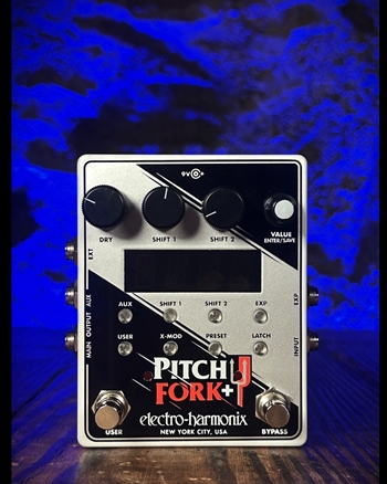 Electro-Harmonix Pitch Fork+ Polyphonic Pitch Shifter Pedal *USED*