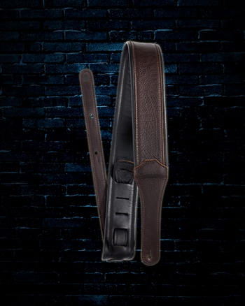 Taylor 2.5" Koa Plus Leather Guitar Strap