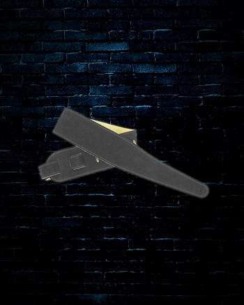 LM LS-2304 - 2.3" Soft Suede Guitar Strap - Sandstone/Gray