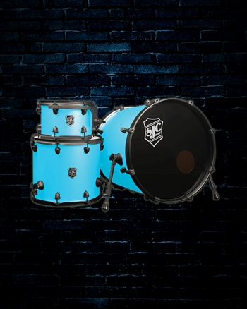 SJC Drums Pathfinder 3-Piece Drum Set - Caribbean Blue