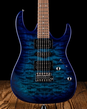 Ibanez GRX70QA RG Gio - Transparent Blue Burst