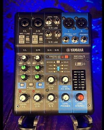Yamaha MG06X 6-Channel Analog Mixer *USED*