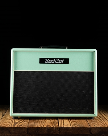 Bad Cat Black Cat - 60 Watt 1x12" Guitar Cabinet - Seafoam Green