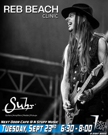 Presents Reb Beach Clinic @ Next Door Cafe - 09/23/25