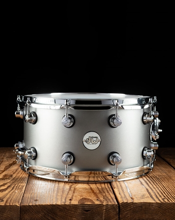 Drum Workshop 7"x14" Limited Edition Design Series Snare Drum - Titanium Satin