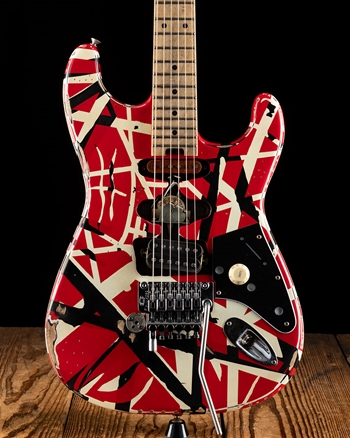 EVH Striped Series Frankie - Red/White/Black *USED*