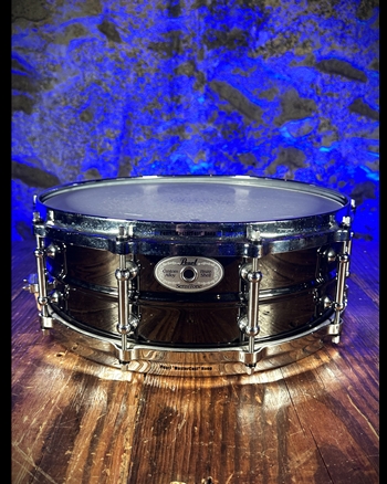 Pearl 5"x14" Sensitone Black/Brass Snare Drum *USED*