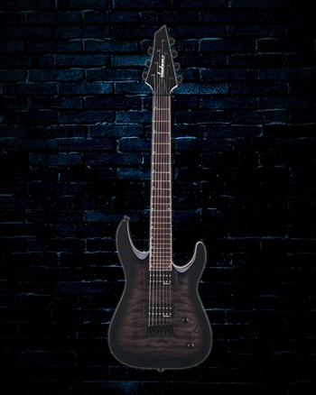 Jackson JS Series Dinky Arch Top JS22Q-7 DKA HT - Transparent Black Burst