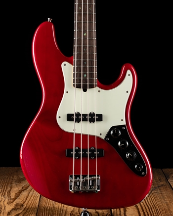 Fender American Deluxe Jazz Bass - Crimson Red Transparent *USED*