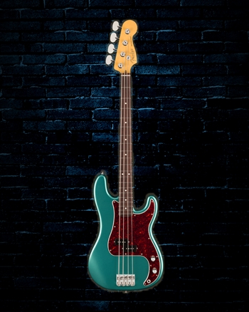 Fender American Professional Classic Precision Bass - Faded Sherwood Green Metallic