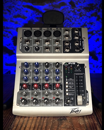 Peavey PV6 - 6-Channel Compact Mixer *USED*