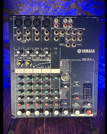 Yamaha MG82CX - 8-Channel Analog Mixer *USED*