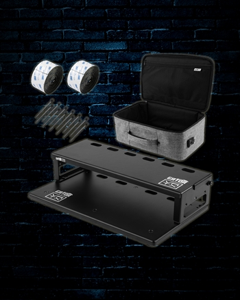 Gator Vertex 23"x13" Tour Compact Pedalboard & Riser w/Padded Gig Bag