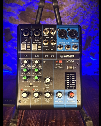 Yamaha MG06 6-Channel Mixer *USED*