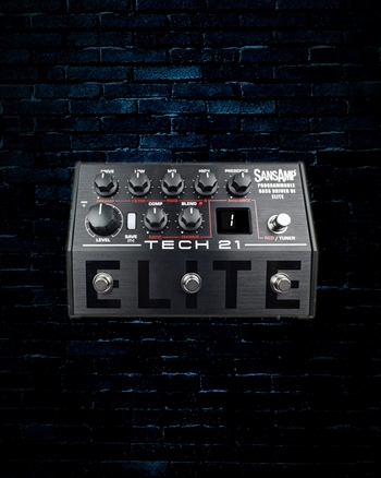 Tech 21 SansAmp Programmable  Bass Driver ELITE Preamp Pedal