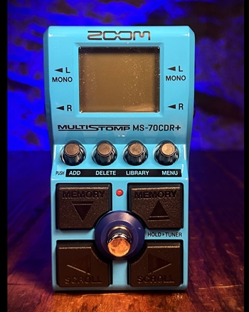 Zoom MS-70CDR+ MultiStomp Pedal *USED*