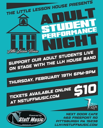 N Stuff Music Presents LLH Adult Students Performance Night - General Admission Ticket