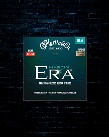 Martin Era Phosphor Bronze Treated Acoustic Guitar Strings - Light (12-54)