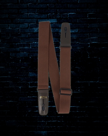 Martin Cotton Weave Lock-It Guitar Strap - Brown