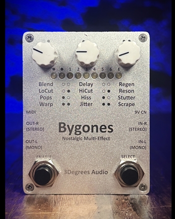 3Degrees Bygones Nostalgic Multi-Effects Pedal *USED*