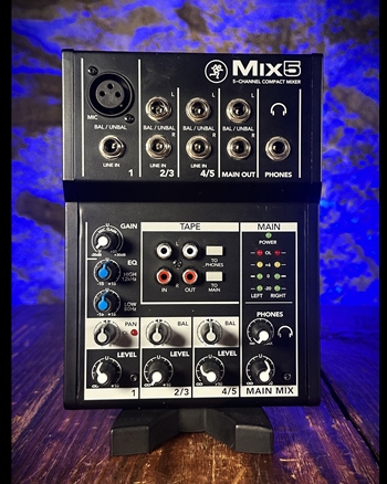 Mackie Mix5 5-Channel Compact Mixer *USED*