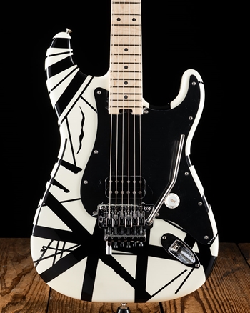 EVH Striped Series - White with Black Stripes *USED*