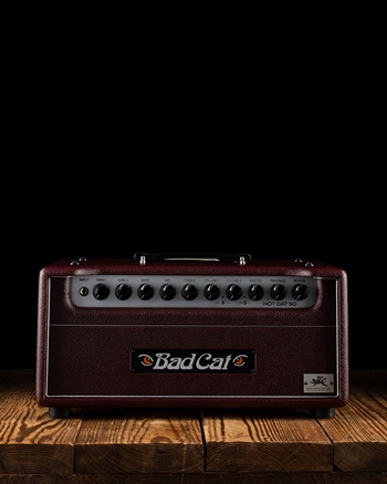 Bad Cat Mod Shop Hot Cat 50 Guitar Head - Chianti