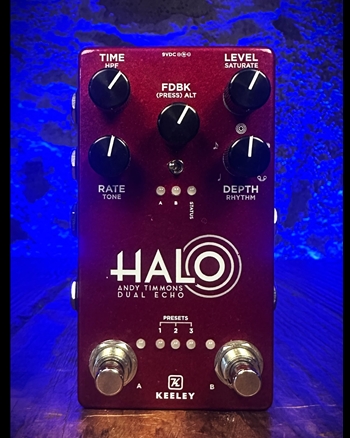 Keeley Halo Andy Timmons Dual Echo Pedal - Red *USED*