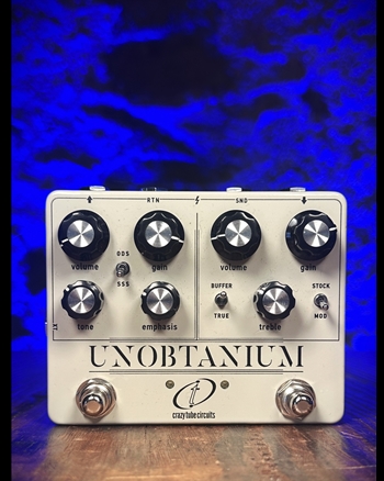 Crazy Tube Circuits Unobtanium Dual Overdrive Pedal *USED*
